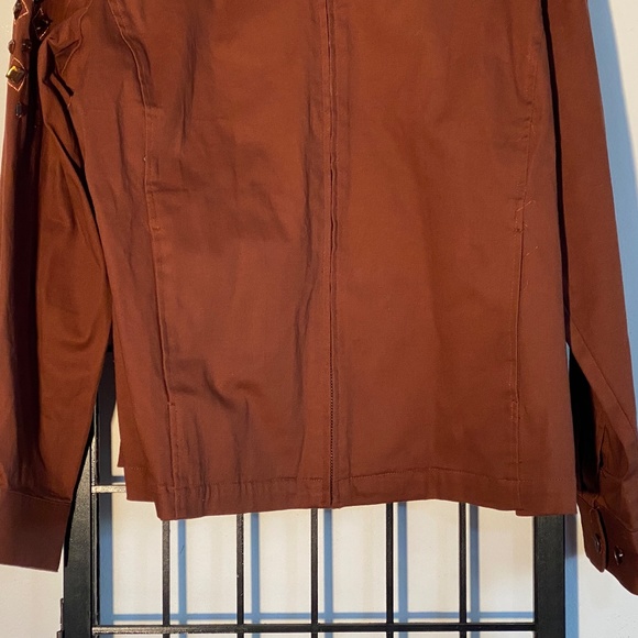 Bob Mackie Canvas and Gemstone Jacket Size L NWT - Picture 7 of 16